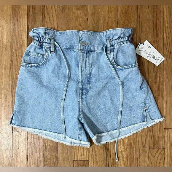 7 For All Mankind Ruby Paperbag Shorts - Picture 5 of 8